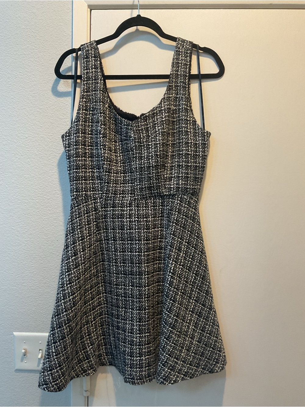 Forever 21 Black & White Tweed Mini Dress